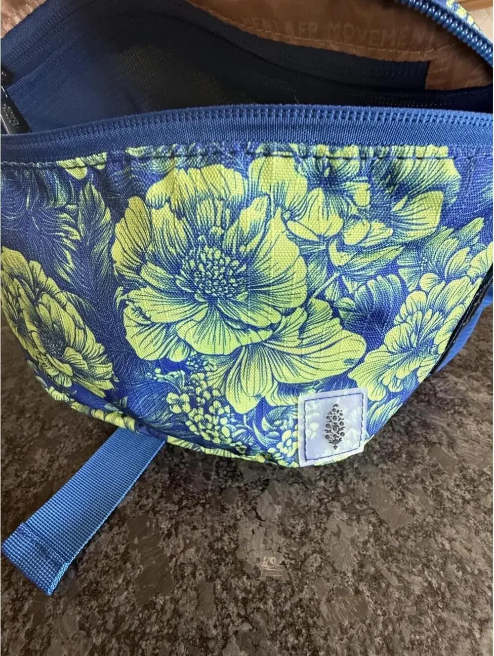 Free People Women's Blue and Multi Bag